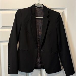 Express Elegant Black Suit Jacket